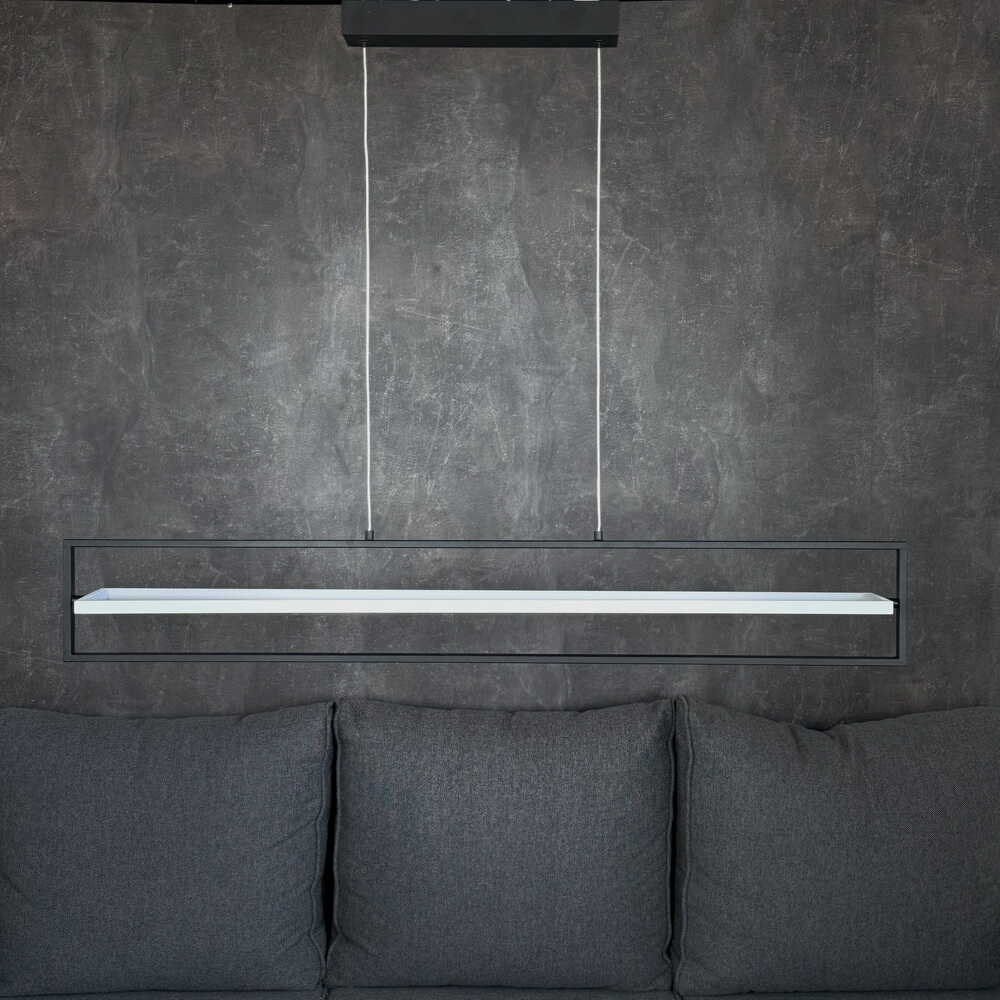 Светильник LED smart PRADA-Р с пультом 90Вт 3000-5000K 5800Lm Прямоугольный Черно-белый 220735